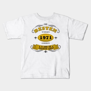 Geburtstag 1971 50 Jahre Birthday Kids T-Shirt